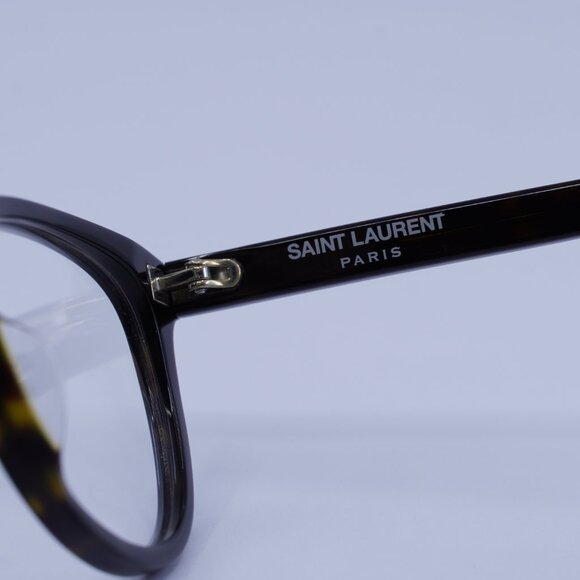 Saint Laurent SL504 002 Eyeglasses Havana 53mm Cat Eye Frame - Picture 8 of 12